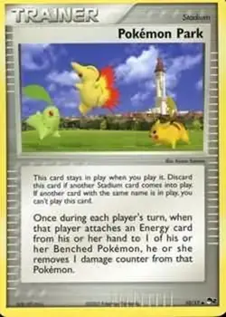 Pokemon Park - 10/17 - Pokemon Pop Series 2 Non-Holo Card HP - Image 1