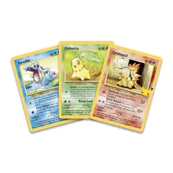 Pokemon First Partner Pack Neo Johto - 25th Anniversary - Jumbo Card Set of 3 NM - Image 1