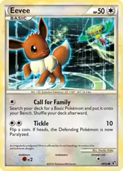 Eevee - 48/90 - Pokemon Undaunted Card NM - Image 1