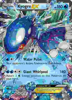 Kyogre EX - 54/160 - Pokemon Primal Clash XY Ultra Rare Card LP - Image 1