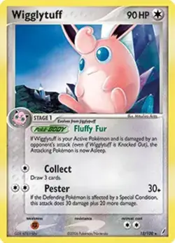 Wigglytuff - 13/100 - Pokemon Crystal Guardians Holo Card LP - Image 1