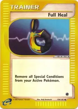 Full Heal - 154/165 - Pokemon Expedition Reverse Holo Rare Card LP - Image 1