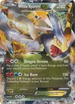 White Kyurem EX - BW63 - Pokemon Black & White Promo Ultra Rare Card LP - Image 1