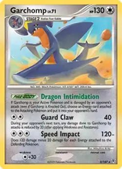 Garchomp - 5/147 - Pokemon Supreme Victors Holo Card Cracked HP - Image 1