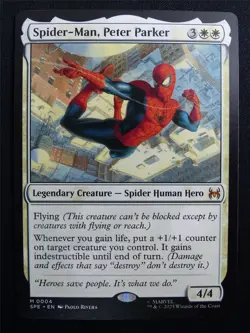 Spider-Man Peter Parker - SPE - Mtg Card #3EU - Image 1