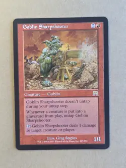 MTG Goblin Sharpshooter Onslaught LP English Regular 207/350 - Image 1