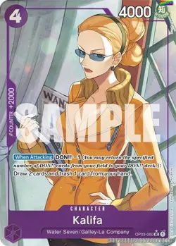 Kalifa (Full Art) [PRB-01 - OP03-060] - NM [Foil] TCG One Piece - Image 1