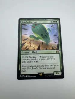 Magic: The Gathering Jumbo Cactuar 0191 Rare, Final Fantasy English NM - Image 1