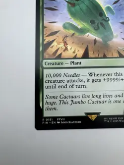 Magic: The Gathering Jumbo Cactuar 0191 Rare, Final Fantasy English NM - Image 4