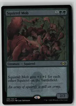 Squirrel Mob #286 Rare FOIL Modern Horizons 2 NM MTG - Image 1