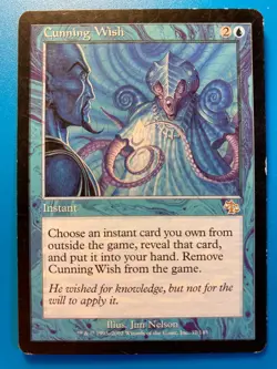 MTG 1x Cunning Wish # 37 Judgment Legacy Magic the Gathering Card x1 HP - Image 1