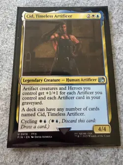 FIN0416 Cid, Timeless Artificer Final Fantasy Regular MtG - Image 1