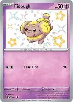 Fidough - SVP069 - Pokemon Scarlet & Violet Promo Ultra Rare Holo Card NM - Image 1