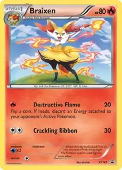 Braixen - XY161 - Pokemon XY Promo Holo Rare Card NM - Image 1