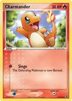 Charmander - 57/112 - Pokemon Ex FireRed LeafGreen Card NM - Image 1