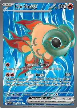Chi-Yu ex - 234/193 - Pokemon Paldea Evolved Full Art Ultra Rare Card NM - Image 1