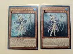 2x YuGiOh! Water Enchantress Of The Temple OP19-EN002 Ultimate Rare NM - Image 1