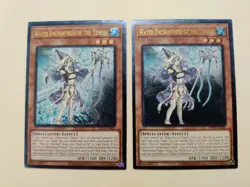 2x YuGiOh! Water Enchantress Of The Temple OP19-EN002 Ultimate Rare NM - Image 2