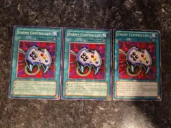3X Enemy Controller SD10-EN027 - Yugioh Yu Gi Oh! Playset Mixed - Image 1