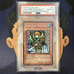 💎PSA 10 GEM MINT 2004 YU-GI-Oh! World Championship FAIRY KING TRUESDALE 001 - Image 2