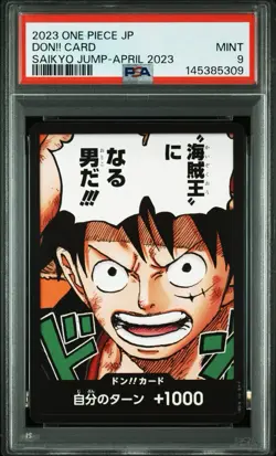 2023 ONE PIECE JP DON!! CARD SAIKYO JUMP - APRIL 2023 MINT 9 - Image 3