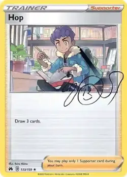 Hop - 133/159 - Pokemon Crown Zenith Sword & Shield Holo Rare Card NM - Image 1