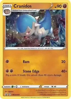 Cranidos - SWSH274 - Pokemon Sword & Shield Promo Ultra Rare Holo Card NM - Image 1