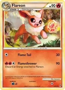 Flareon - 44/95 - Pokemon Call of Legends Non-Holo Card HP - Image 1