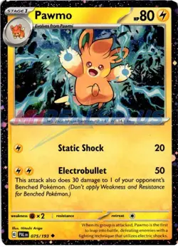 Pawmo - 075/193 - Pokemon Paldea Evolved Cosmos Holo Rare Card NM - Image 1