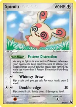 Spinda - 26/92 - Pokemon Legend Maker Non-Holo Card LP - Image 1