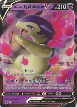 Hisuian Typhlosion V - SWSH237 - Pokemon Sword & Shield Promo Ultra Rare Card NM - Image 1
