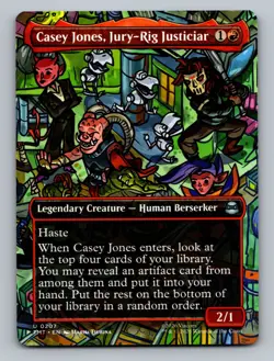 Casey Jones, Jury-Rig Justiciar (Borderless) U Teenage Mutant Ninja Turtles 207 - Image 1