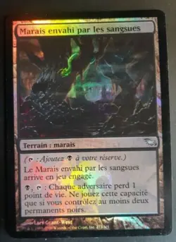 Leechridden Swamp [Shadowmoor] - Lightly Played Foil​​ - Image 1