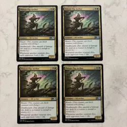Magic the Gathering MTG Poison-tip Archer Play Set Of 4 - Image 1