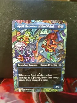 April, Reporter of the Weird (Borderless) Teenage Mutant Ninja Turtles Regular - Image 1