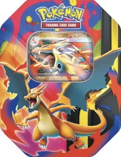 2 Pokemon TCG Mega Charizard X + Y ex Tin Bundle Sealed New - Image 2