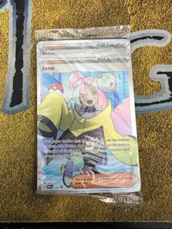 Pokemon SEALED Iono SVP 124 + 185/193 Full Art & Cosmos Holofoil Pack! - Image 1