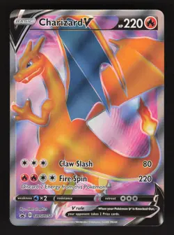 Charizard V SWSH050 Pokemon Black Star Promo Holo Full Art Card - Image 1