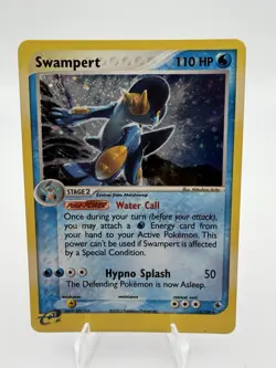 Pokemon Swampert EX Ruby & Sapphire Holo LP Rare Stage #13/109 English 2003 - Image 1