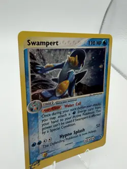 Pokemon Swampert EX Ruby & Sapphire Holo LP Rare Stage #13/109 English 2003 - Image 2