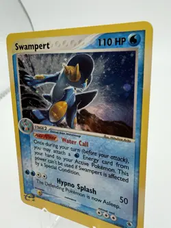 Pokemon Swampert EX Ruby & Sapphire Holo LP Rare Stage #13/109 English 2003 - Image 3