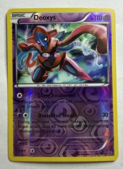 Deoxys 33/108 Holo Rare XY Roaring Skies Pokemon Card TCG LP - Image 1