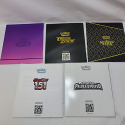 Pokemon TCG Player's Guides Lot 5 Fusion Paldea Crown Zenith 151 Shining Fates - Image 2