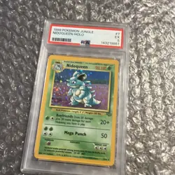 Pokemon TCG Nidoqueen Holo Rare Unlimited Jungle 07/64 - Image 1