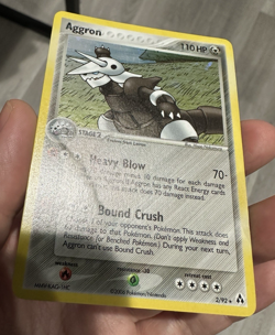 Pokemon Aggron Holo Rare EX Legend Maker 2/92 LP - Image 3