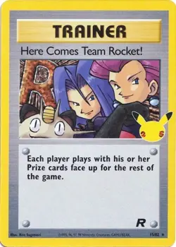 Here Comes Team Rocket! - 15/82 - Pokemon Celebrations Classic Collection NM - Image 1