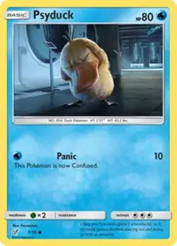 Psyduck - 7/18 - Pokemon Detective Pikachu Holo Rare NM - Image 1