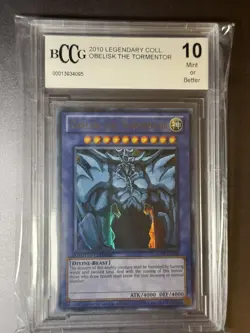 Yu-Gi-Oh! 2010 Obelisk the Tormentor LIMITED EDITION LC01- EN001 Graded BCCG 10 - Image 1