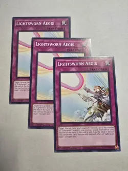 Yugioh! 3x Lightsworn Aegis MP25-EN364 Common 1st Ed NM - Image 1