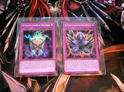 YUGIOH THE PHANTOM KNIGHTS OF TOMB SHIELD + THE PHANTOM KNIGHTS OF DARK GAUNTLET - Image 1